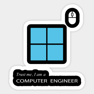 computer engineer software engineering Sticker